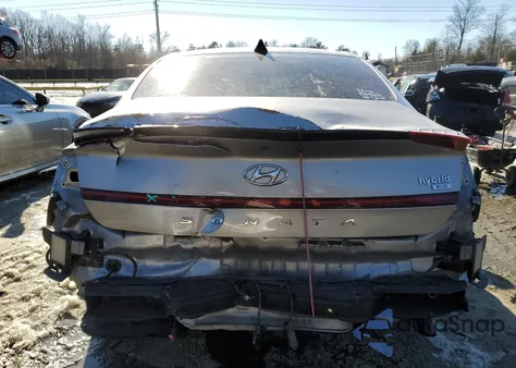 2020 Hyundai Sonata Hybrid из США, поврежденный, VIN KMHL24JJ4LA015911